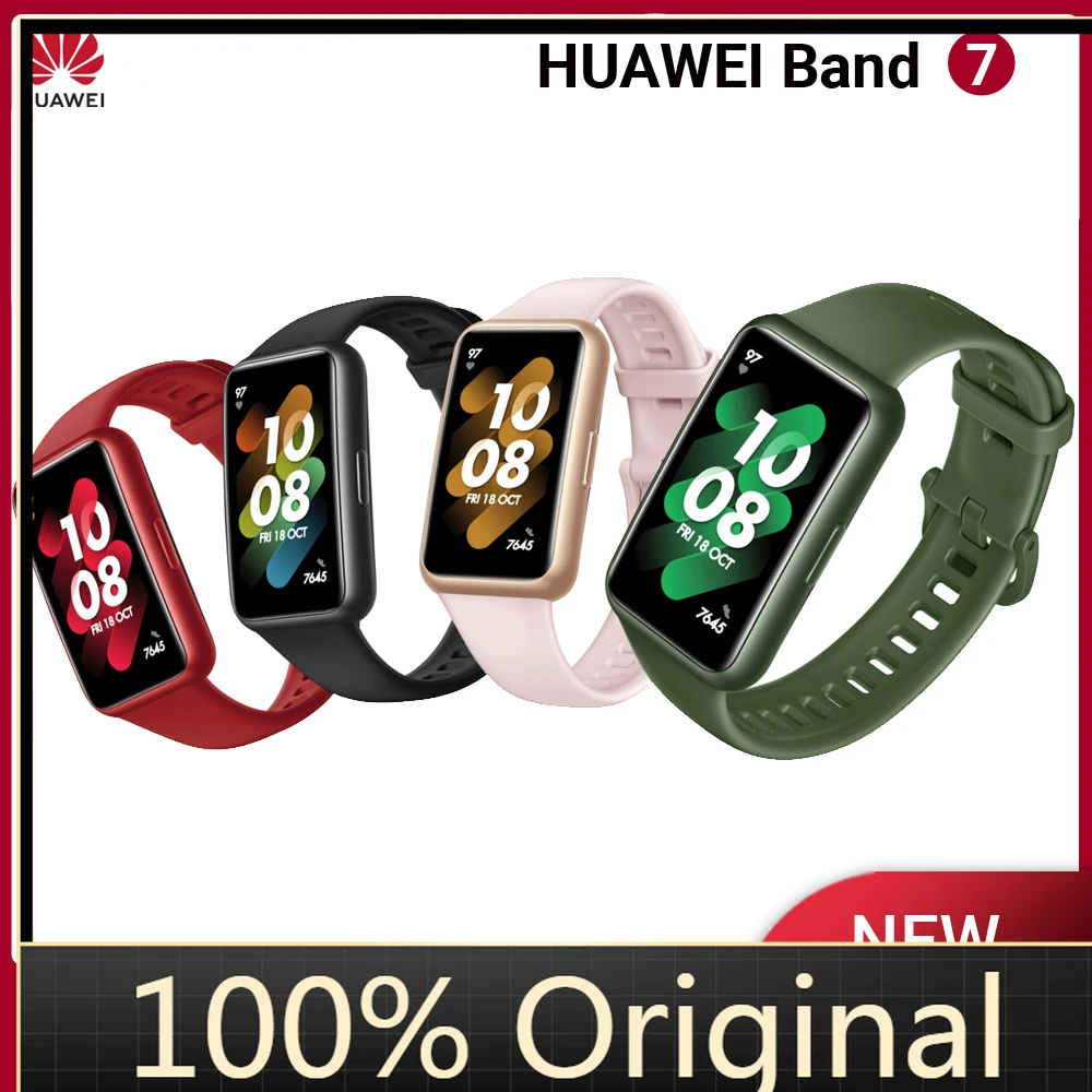 

New arrive Huawei Band 7 smartwatch,Automatic SpO2 Monitor Smart Watch,1.47" AMOLED,Heart Rate Monitor,2-week battery life