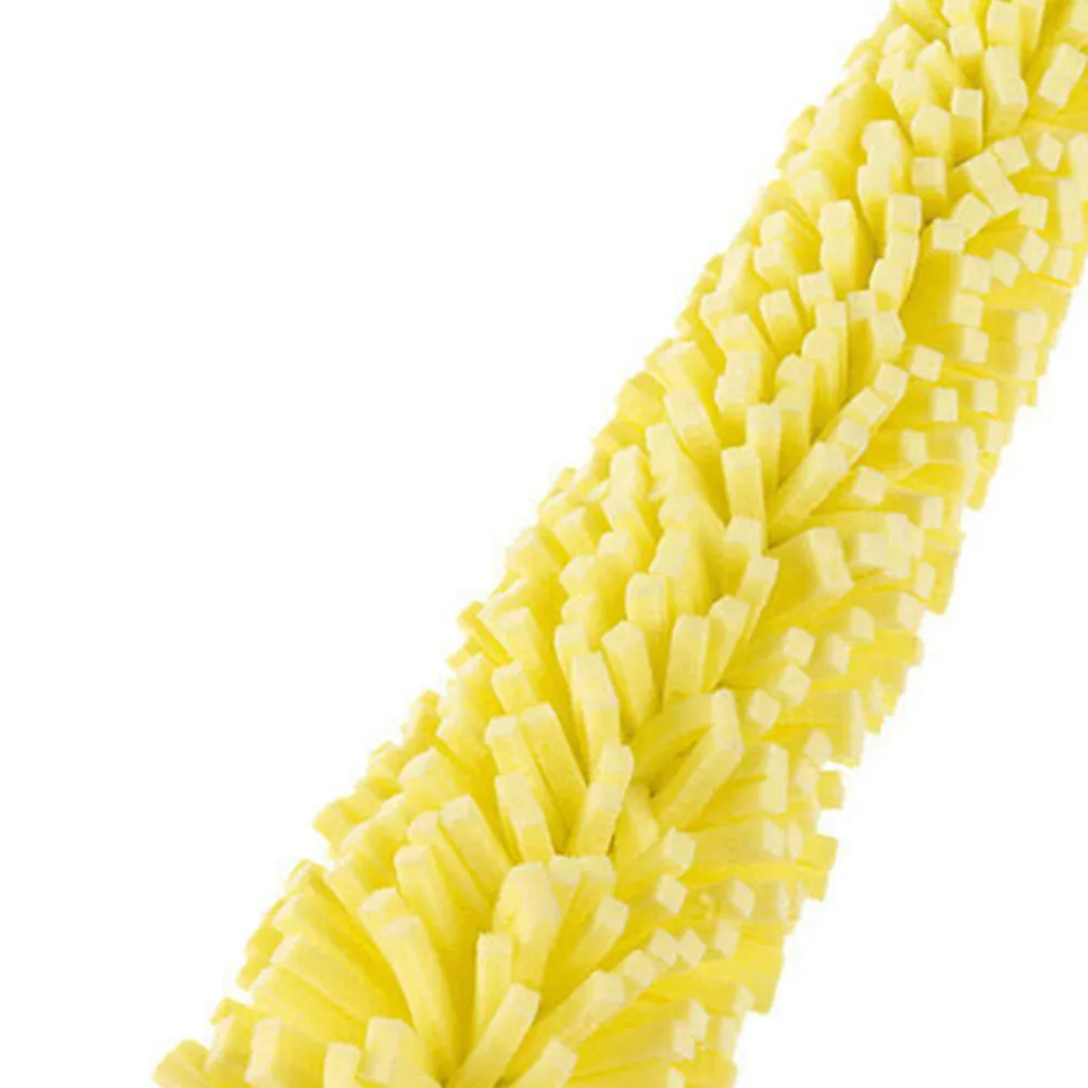 

1PCS Car Tire Rim Cleaning Brush Yellow Sponge Rag Brush Corn Detail Cleaning Tool