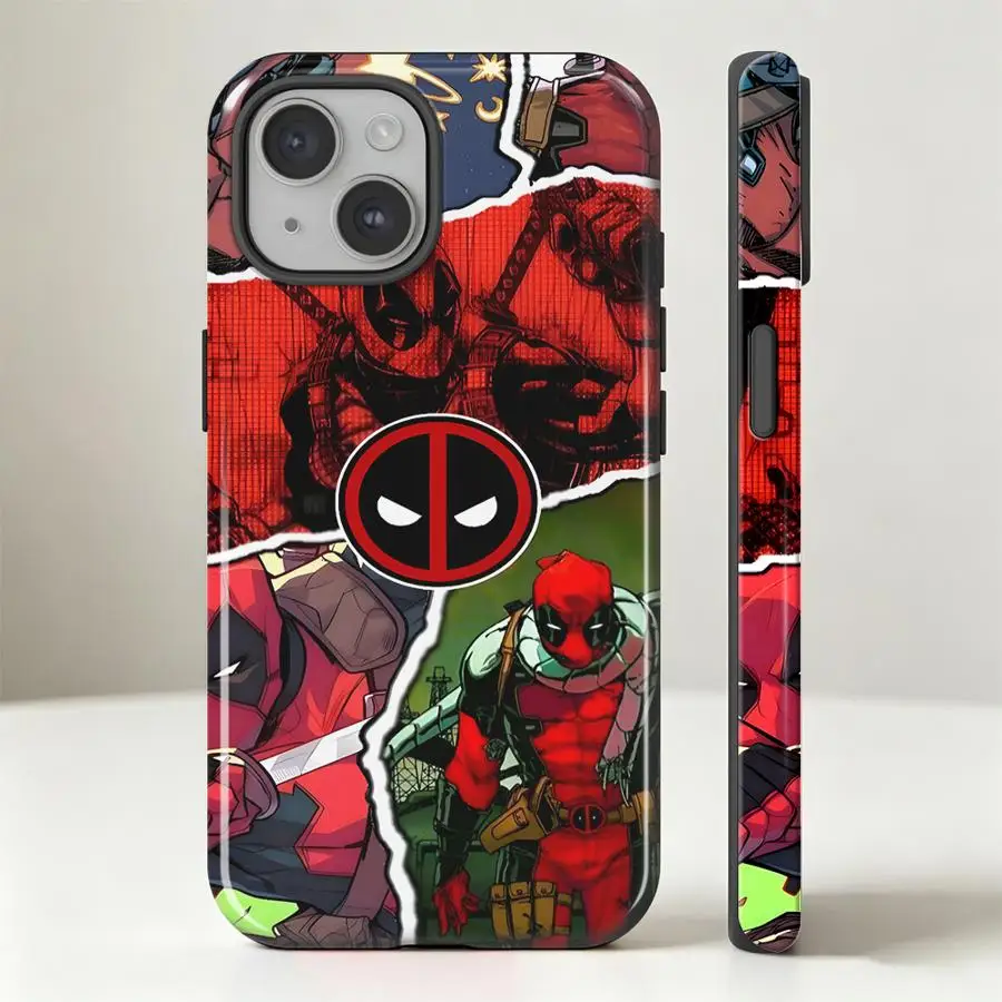 Фото Чехол для телефона Apple iPhone 17 14 Air 11 XS XR 13 16 Pro Max 16e 12 15 Plus, мягкий чехол-накладка Clever Deadpool №3