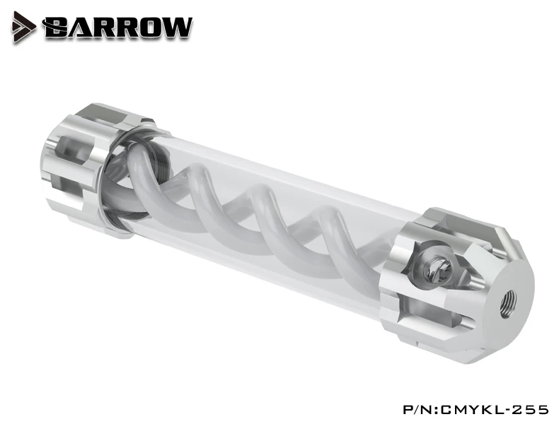 

Спиральный резервуар Barrow DNA с алюминиевой крышкой и акриловым корпусом OD50mm T, бак для водяного охлаждения вируса 5V RGB CMYKL