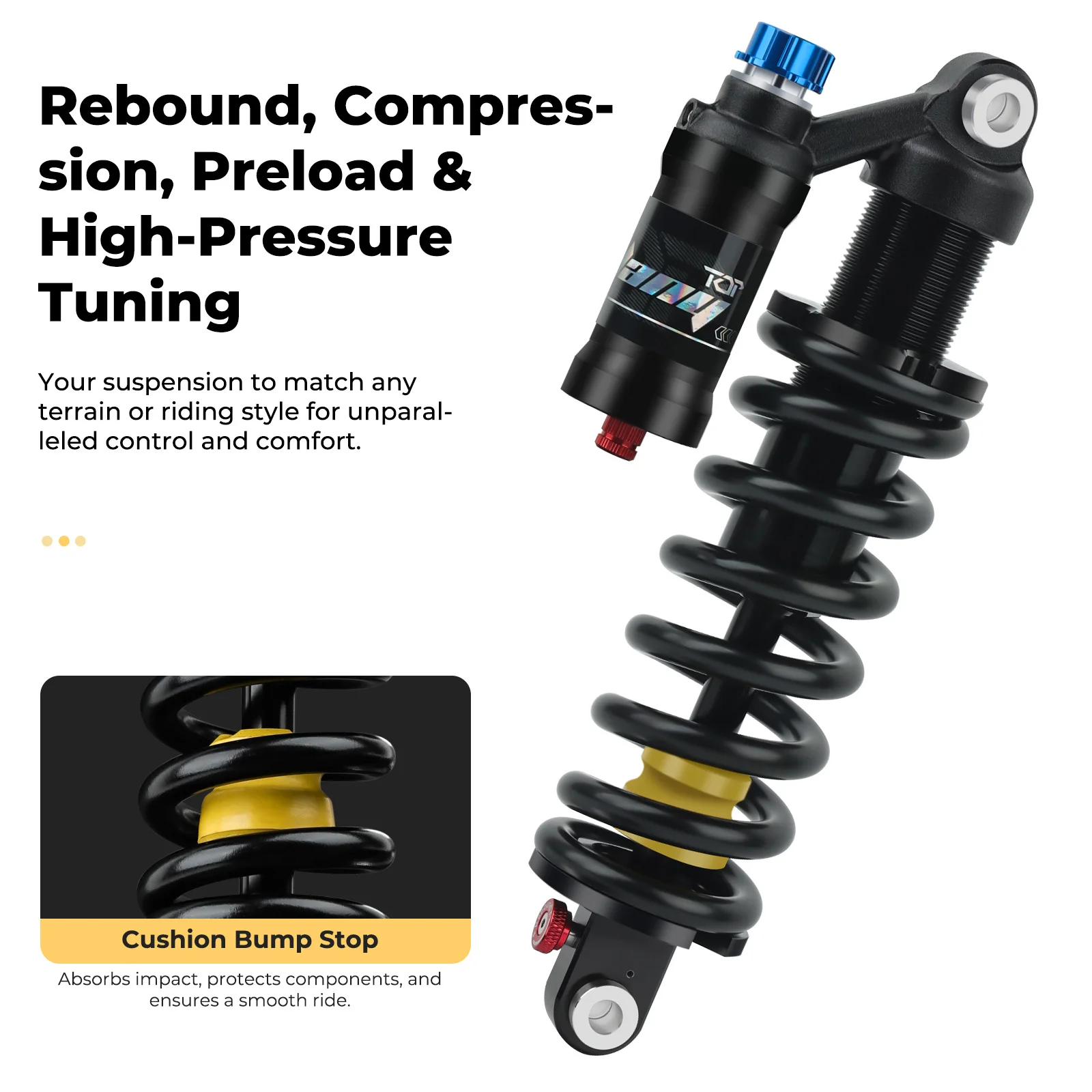 BOLANY 550 фунтов задний амортизатор для горного велосипеда пружинная амортизация