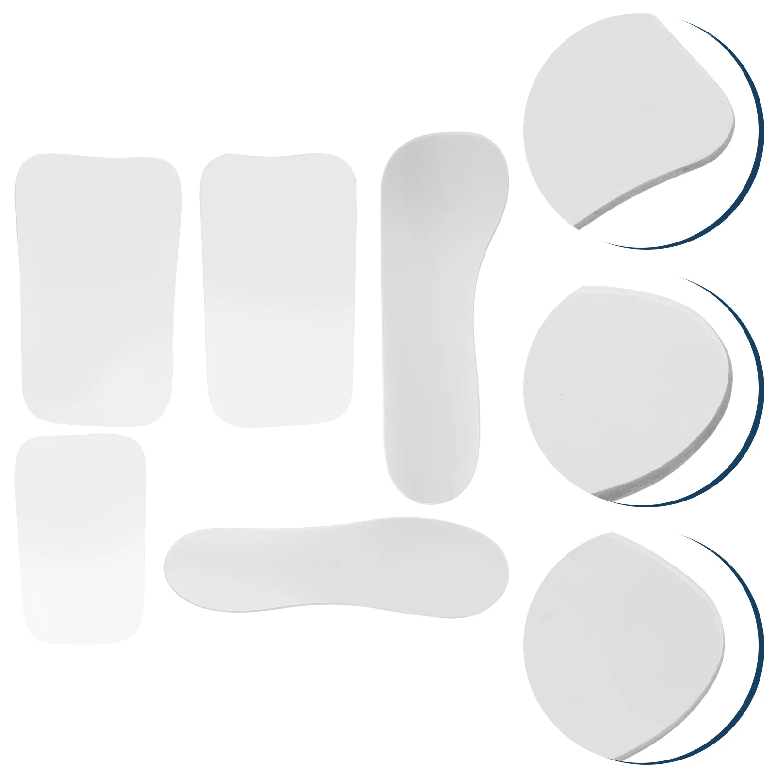 

5 Pcs Small Instruments Oral Mirror Clinic Mouth Teeth Major Glass Dental Cavity