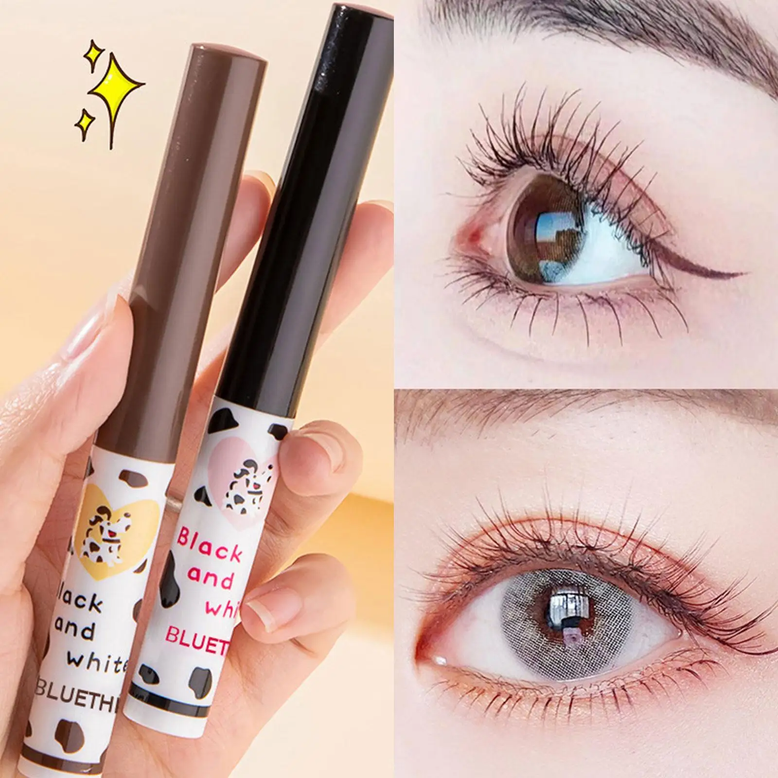 

Ultra-fine Brush Mascara Eyelash Extension Long-lasting Eyelashes Mascara Natural Non-smudge Curling Sweatproof Thick Cute