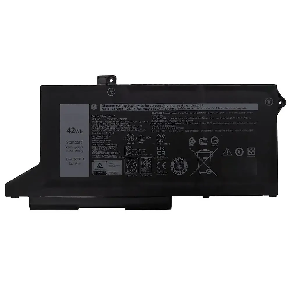 Совершенно новый оригинальный WY9DX 11 4 в 42Wh Аккумулятор для ноутбука Dell Latitude 5420 5520