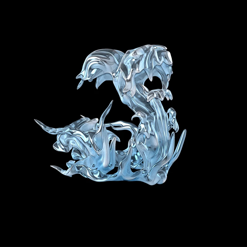 Тиара из смолы и акрила для мужчин Оригинальная китайская ретро-Тиара с 3D принтом