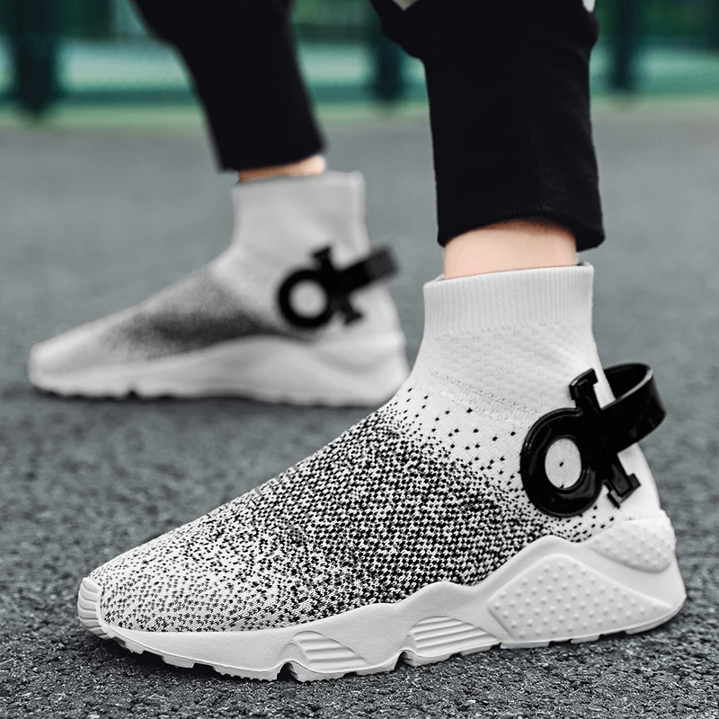 

Men's Casual Sneaker Luxury Fashion Athletic Slip on Breathable Mesh Running Shoes Fashion Tennis Outdoor Sports Shoes for Man