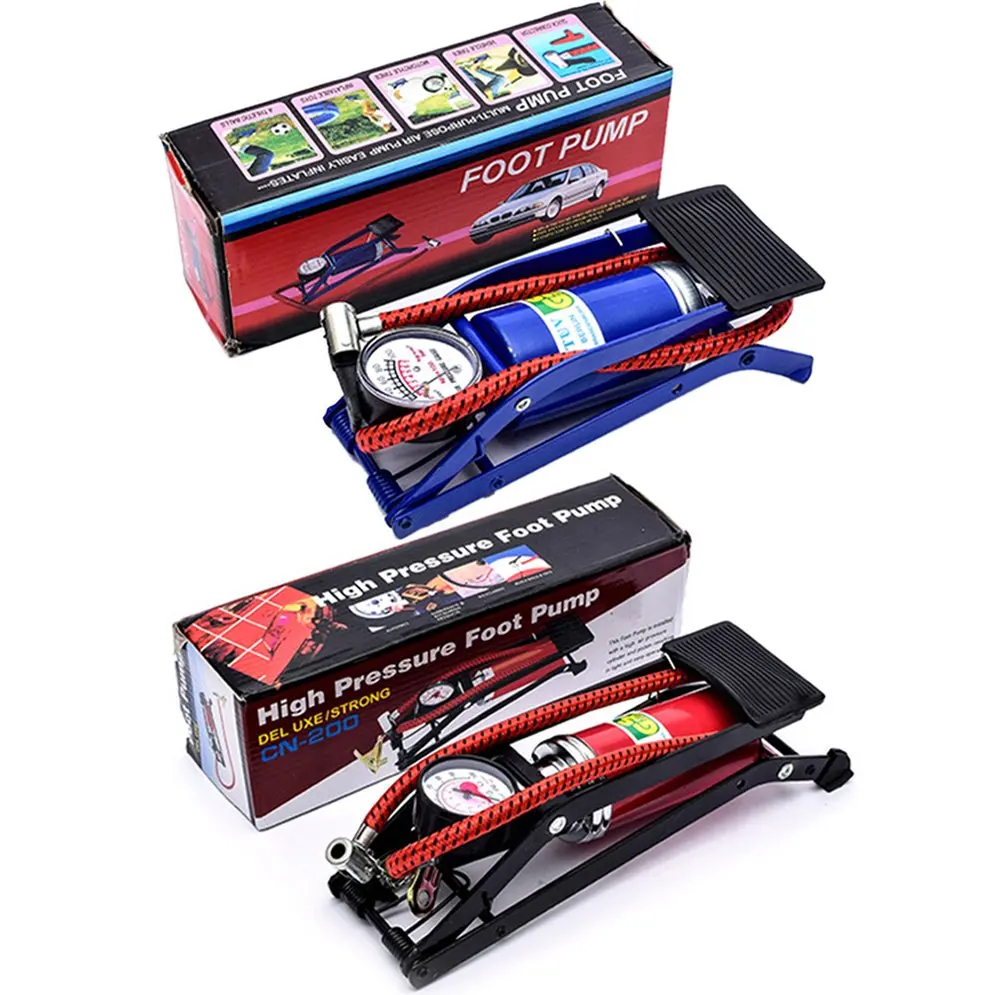 Ножной насос воздушный с педалью компрессор высокого давления одной трубкой |
