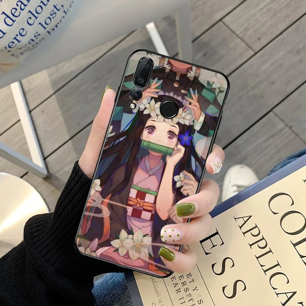 Cute N-Nezuko K-Kamado Phone Case For Huawei Y9 6 7 5 Prime Enjoy 7s 8 Plus 7a 9e 9plus 8E Lite Psmart Shell