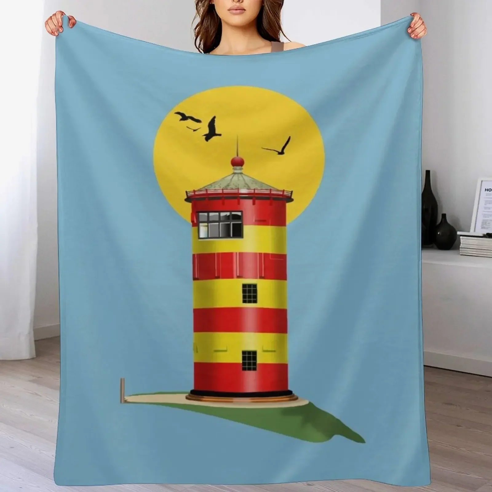 Pilsum маяк пильсумер Leuchtturm Германия декоративное одеяло косплей аниме
