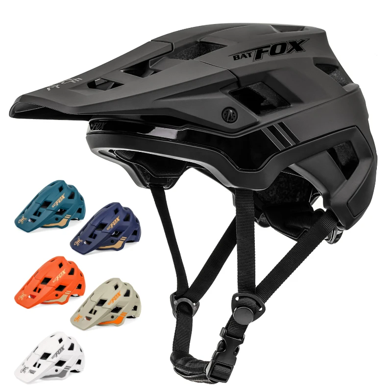 

BATFOX Helmet cycling bicycle helmet MTB casco bicicleta Mountain bike casco ciclismo hombre Matte black cycling helmets