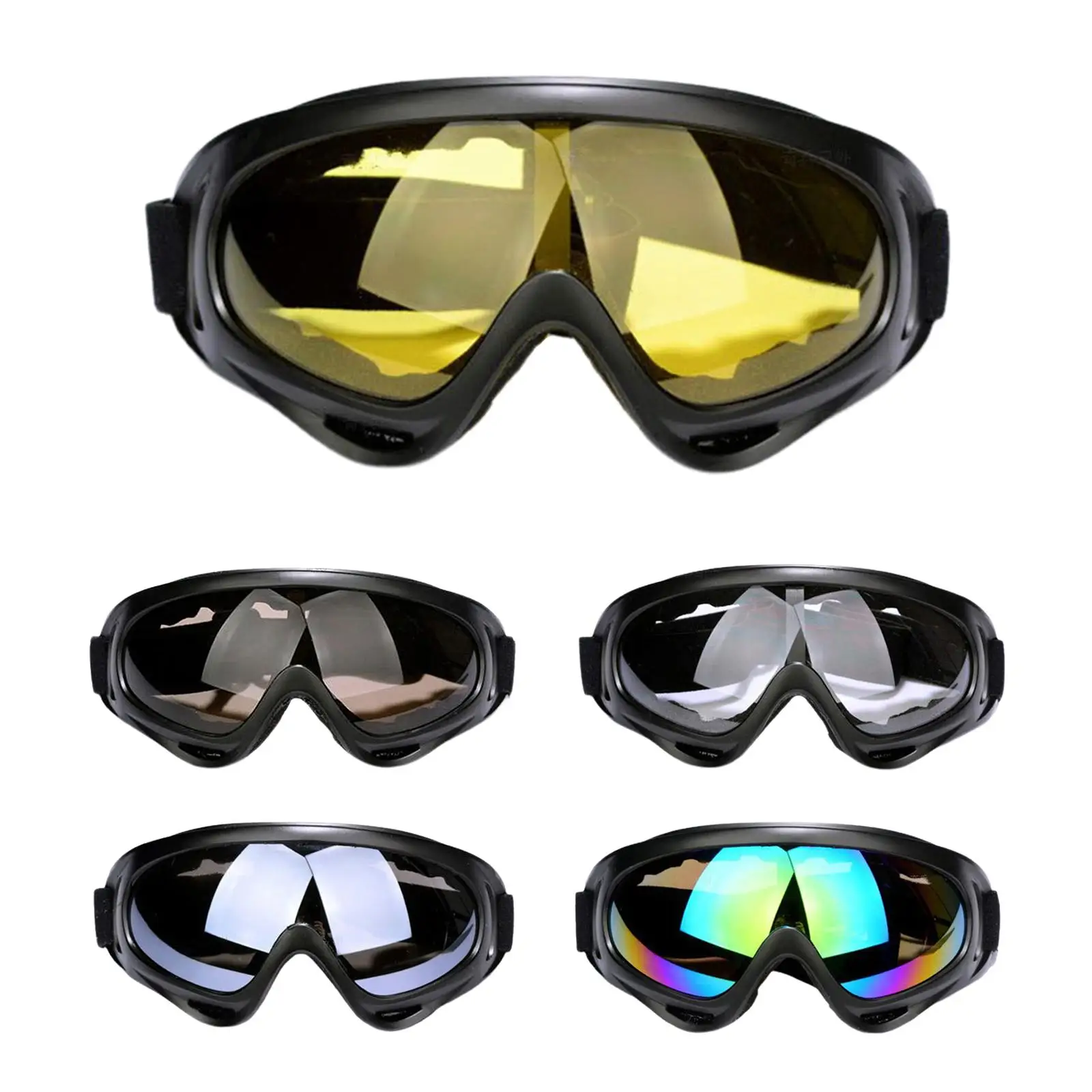 Winter Ski Goggles Windproof Anti-fog Snowboard Goggles 400 Protection Snow Glasses Women Dustproof Outdoor Dropship