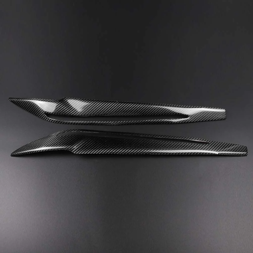 

Car Styling Headlight Trim Decorative Stickers Carbon Fiber Decorative Decals for X5 F15 2014-2017