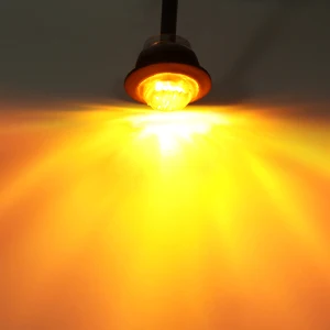 

3/4 дюйма, круглые фонари для габаритных огней, передний и задний сигнальные индикаторы, водонепроницаемый фонарь для грузовиков, прицепов, лодок