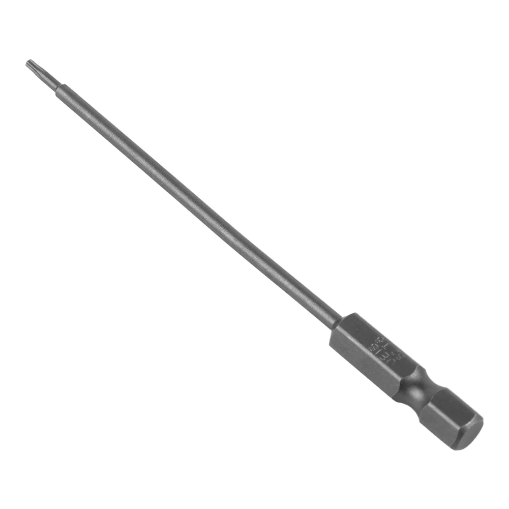 

Hex Shank Magnetic Head Torx Screwdriver Alloy Steel Bit 100mm T7/8/9/10/15/20/25/27/30/40 Security Tamper Proof Star