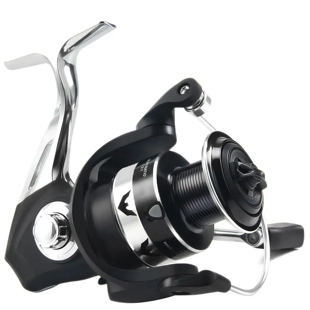 

Spinning Fishing Reel 5.2:1 Gear Ratio Lure Fishing Coil Aluminum Spool Fish Alarm Spinning Reel 1000-7000 Freshwater Saltwater