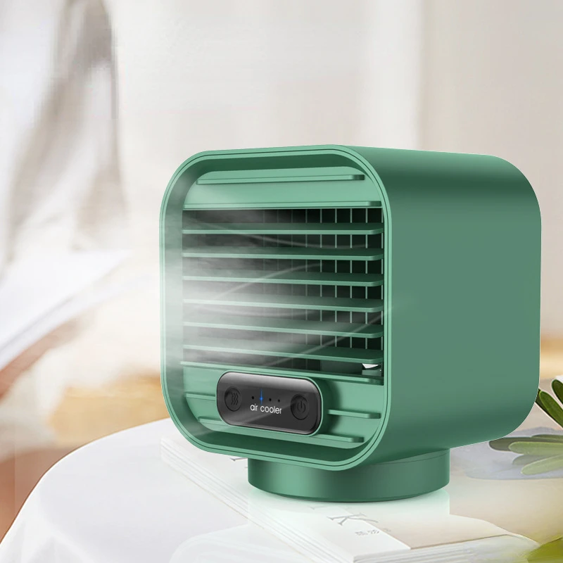 

New Small Mini Cold Fan Usb Charging Spray Refrigeration Small Air Conditioner Portable Desktop Air Cooler