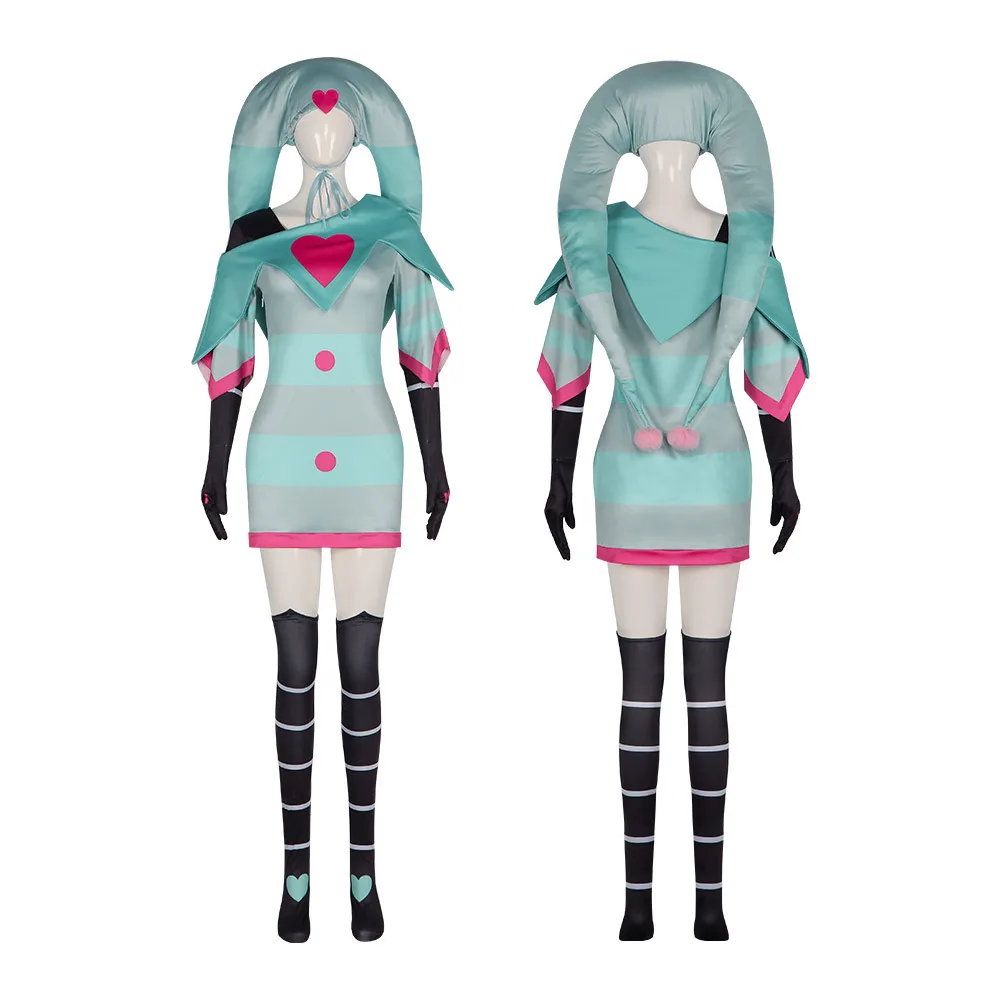 Костюм для косплея аниме Fizzarolli модный костюм клоуна Хэллоуина головной убор