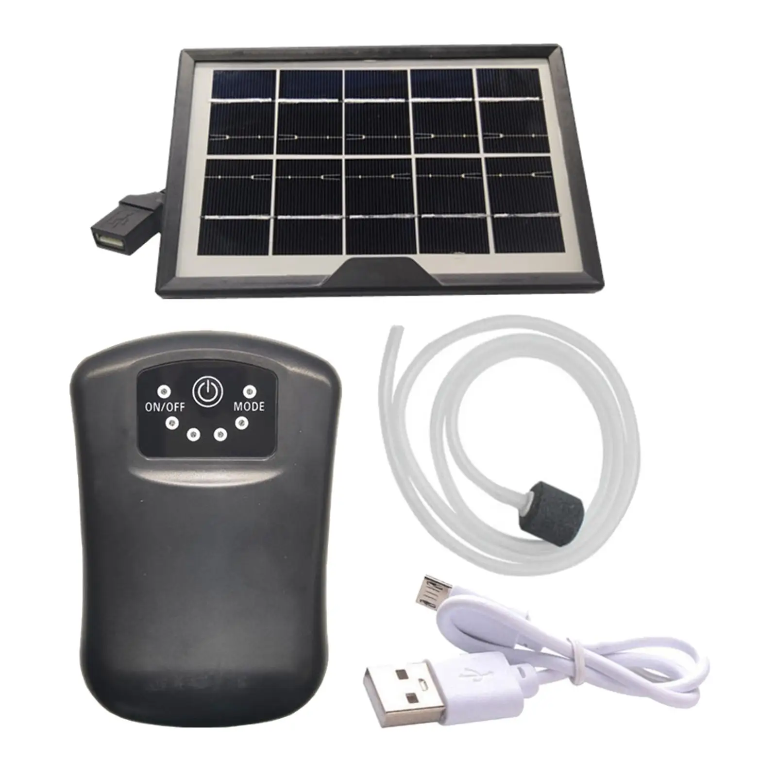 

Outdoor Air Oxygen Pump Aerator Solar Oxygenator Aquarium Air Pump for Landscape Decoration