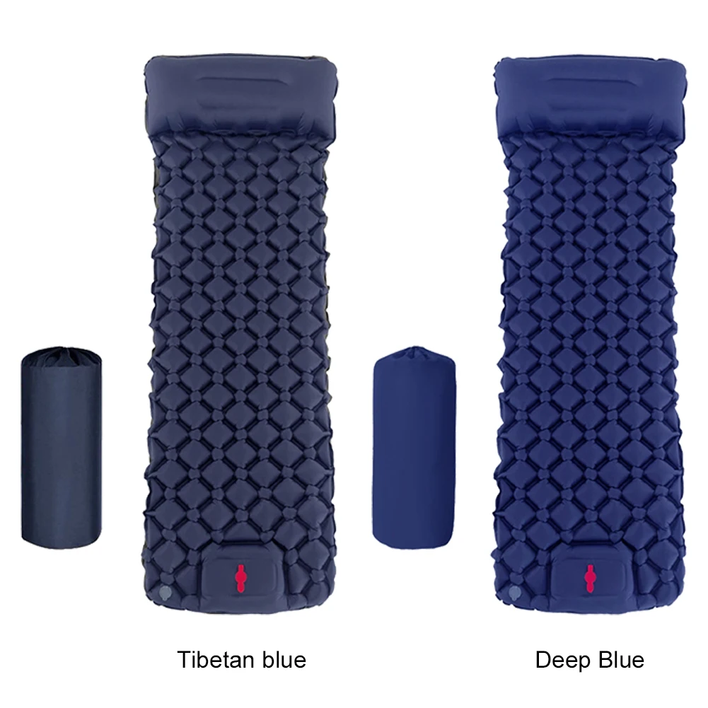 Надувной туристический матрас портативный влагостойкий для отдыха на открытом