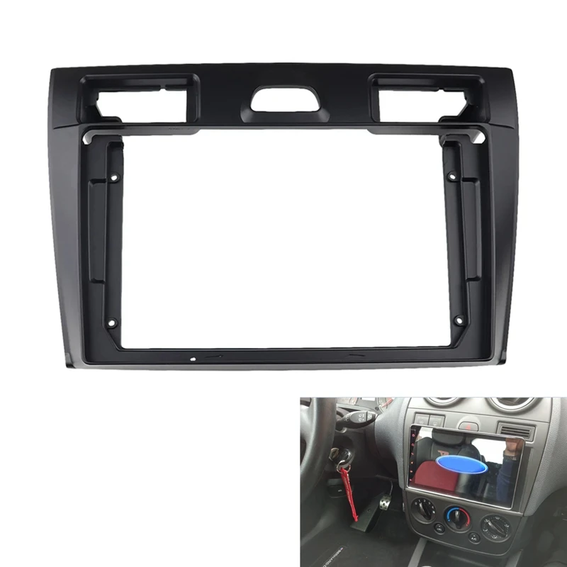 

2Din Car Radio Fascia for Ford Fiesta 2006-2011 DVD Stereo Frame Plate Adapter Mounting Dash Installation Bezel
