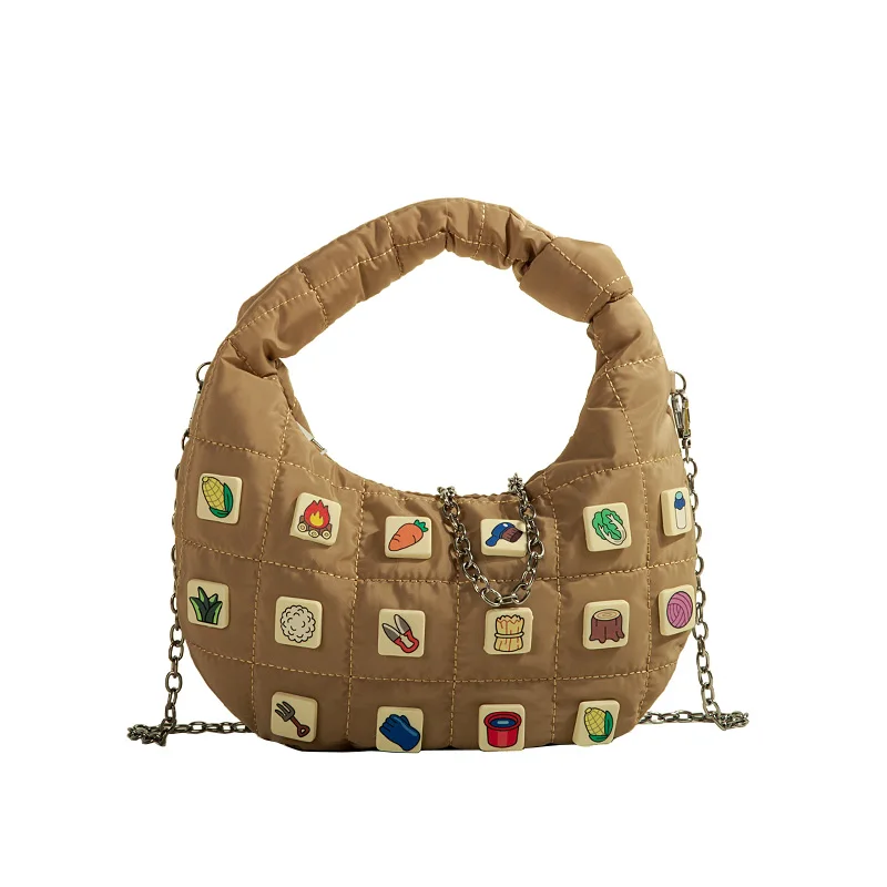 

Handbags Women's New Fashion Versatile Chain Crossbody Saddle Bag Women