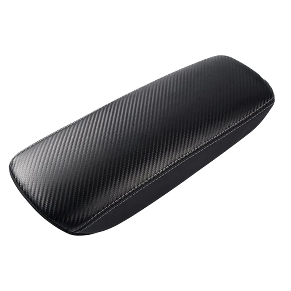 

Car Carbon Fiber Center Console Lid Armrest Box Leather Protective Cover Cushion Pad for Toyota Aqua 2021 2022 A