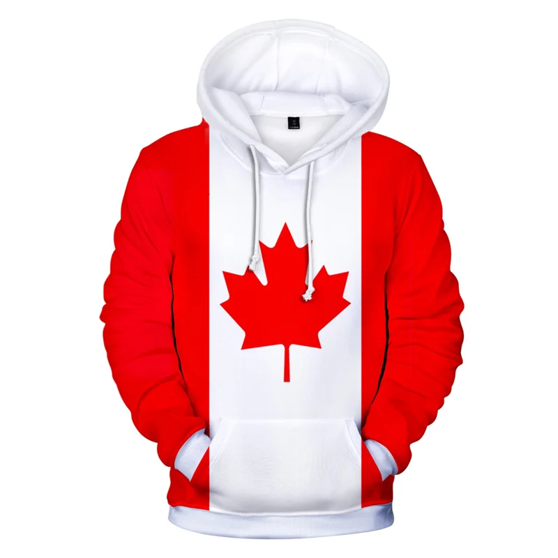 

New American Brazil Canadian Flag Hoodies Men Women Maple Leaf Sweatshirt Pattern 3D Hoodie Hooded Hip Hop Hoody Men's clothing