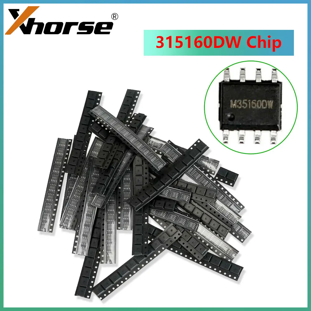 Чип XRNKEY Xhorse 35160 DW отклоняет красную точку, не требует имитатора, работает с VVDI Prog M35080 M35080-3 M35050V6 M35080-6 D80D0WQ