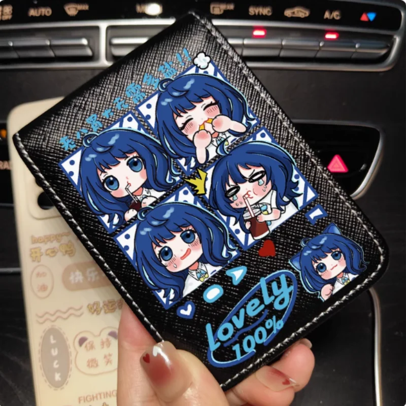 Аниме Макияж: тоже много потеряющих героев! Модный кошелек из искусственной кожи