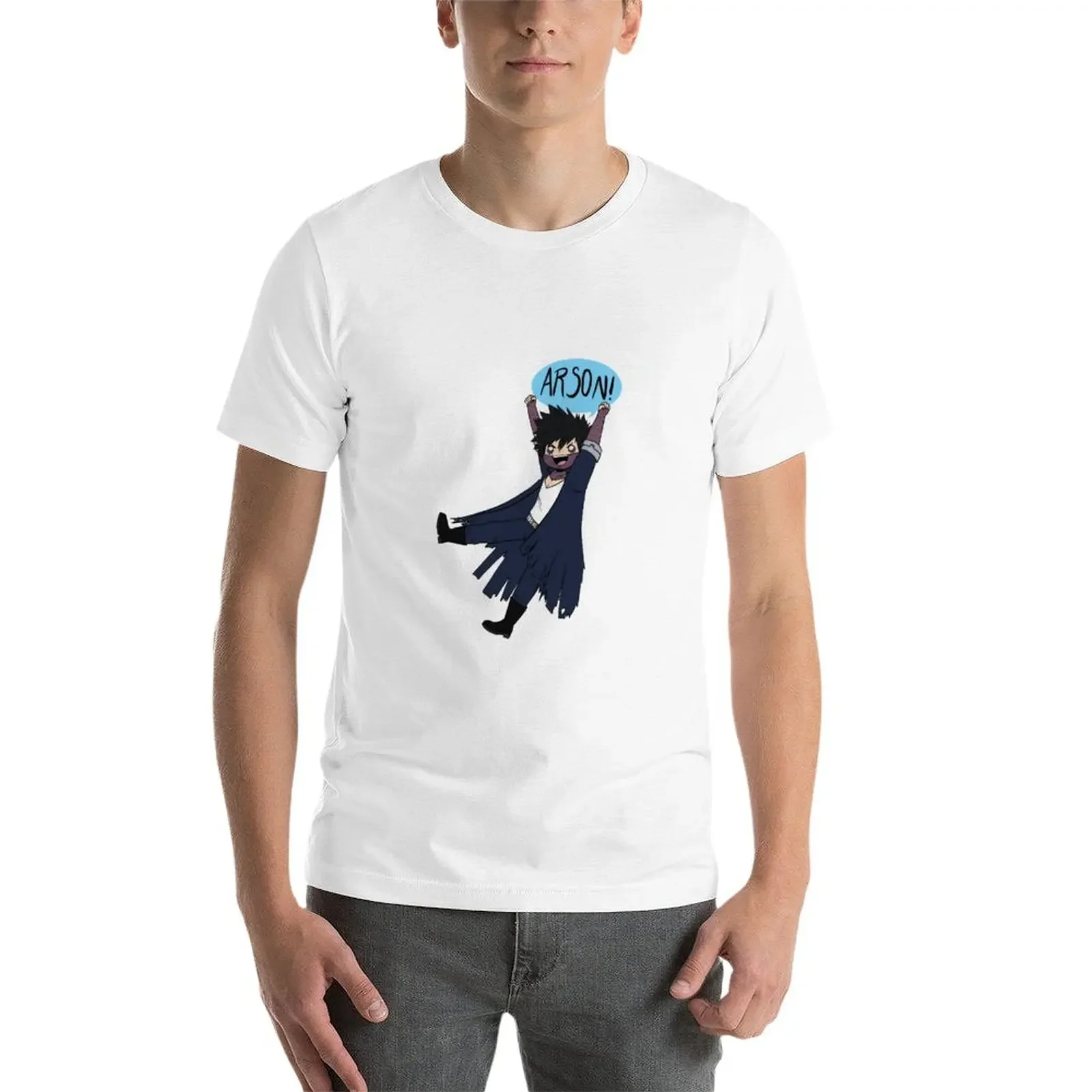 Дизайнерская футболка Dabi с надписью Arson на заказ милая одежда забавные мужские
