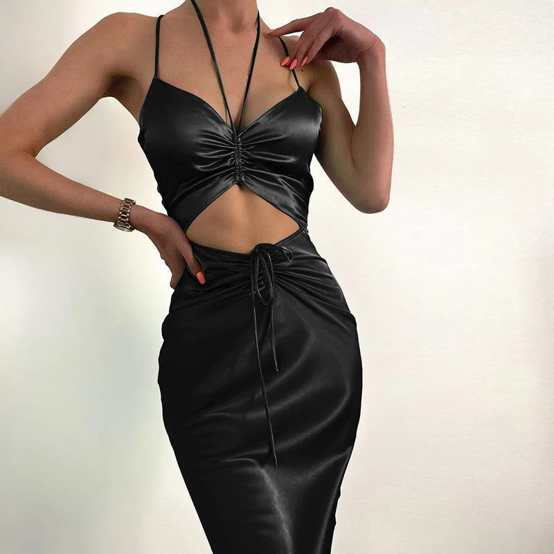 Женское пляжное платье-накидка на бикини платье из полиэстера с вырезами шнурках