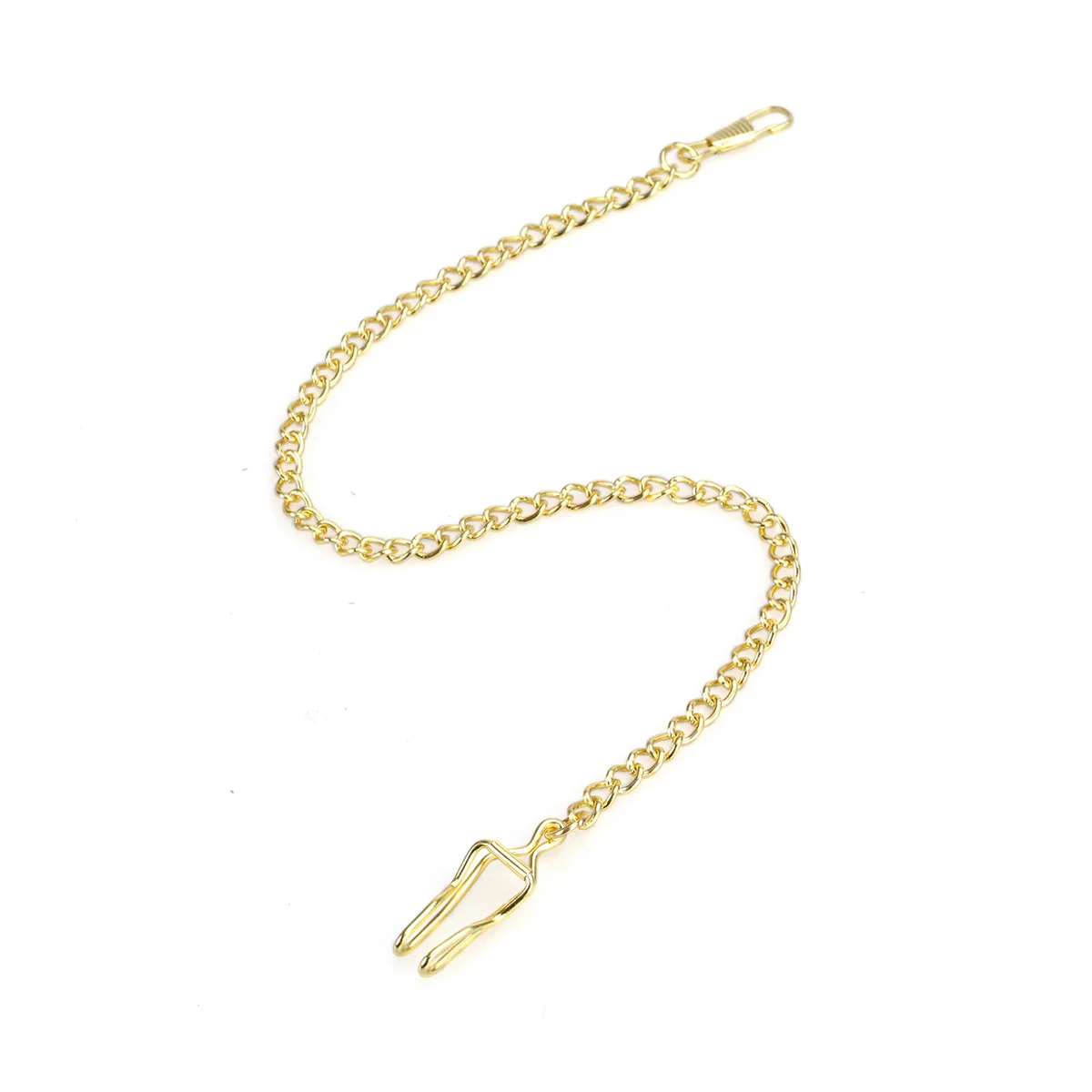 

Classic Golden Plated Pocket Watch Chain key Chain