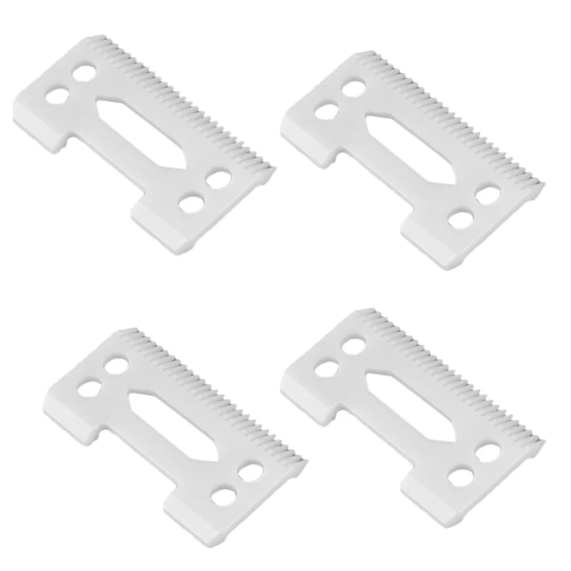 

4 Pieces Ceramic Blade Ceramic Replacement Cutter ,28 Teeth Ceramic Clipper Blade Replacement Cutter 2-Hole Clipper