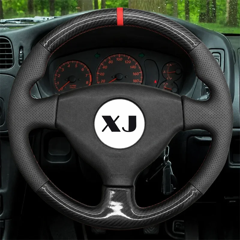 Фото Чехол на руль автомобиля для Mitsubishi Lancer Evolution 5 V 6 VI 1998-2000, на заказ, из микрофибры, кожаный, аксессуары для интерьера авто №1