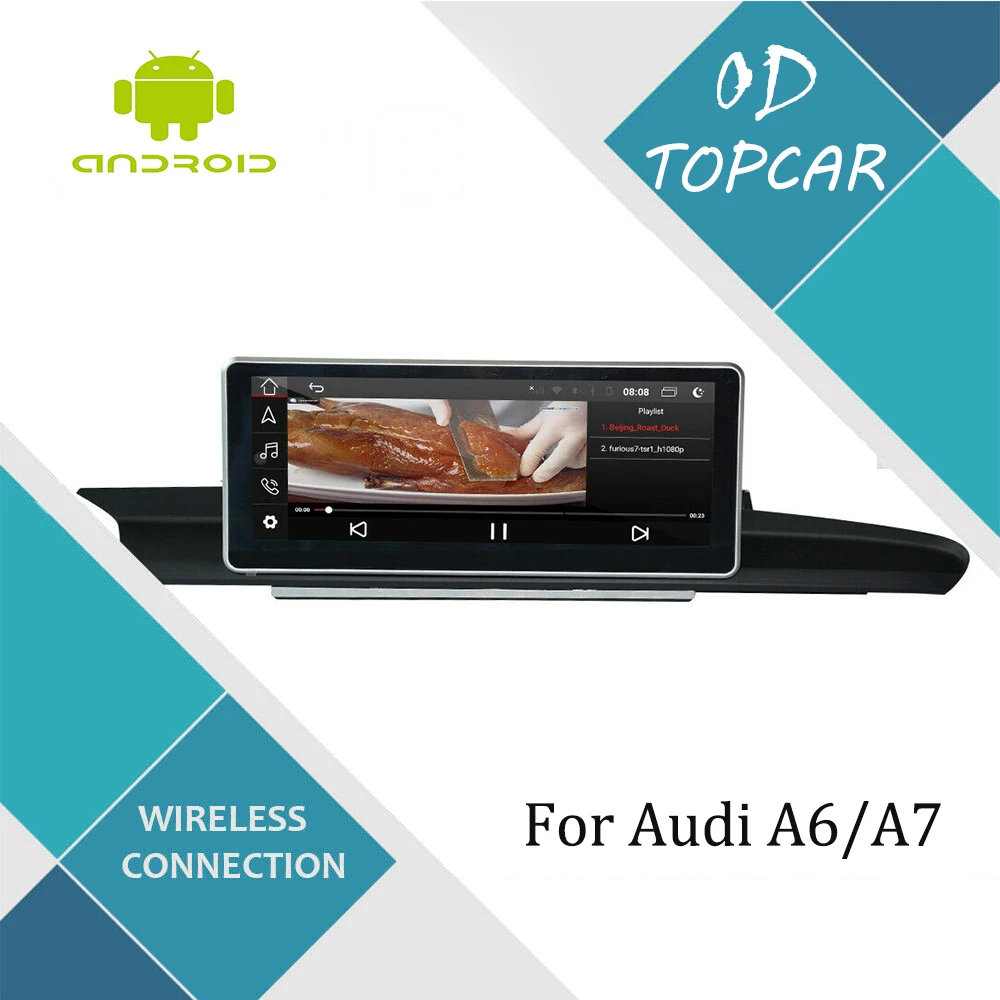 Для Audi A6/A7 MMI 2G/3G сенсорный экран 10 25 дюйма Android GPS навигация USB CarPlay |