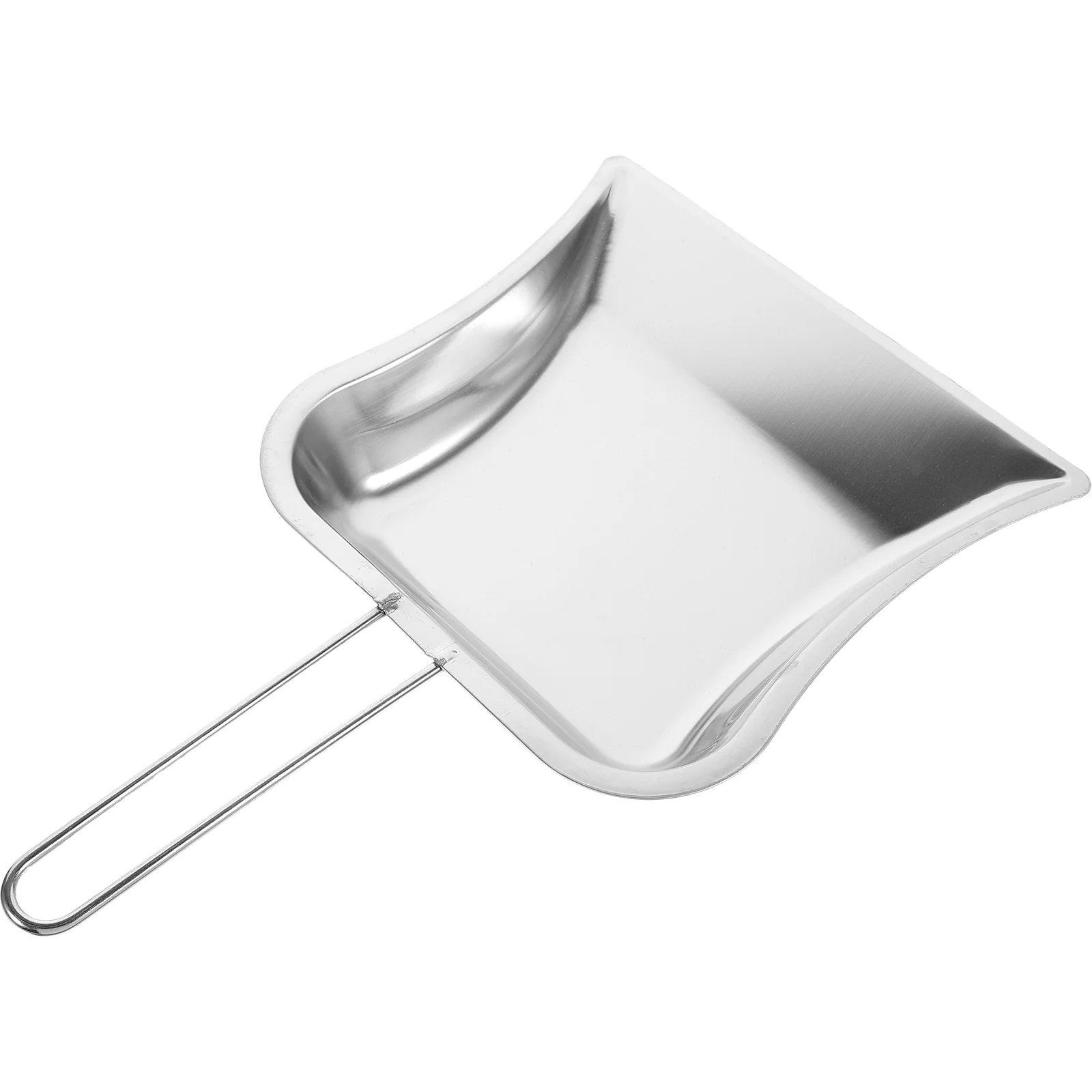 

Desktop Dustpan Outdoor Practical Cleaning Broom Portable Garbage Stainless Steel Office Trash Convenient Durable