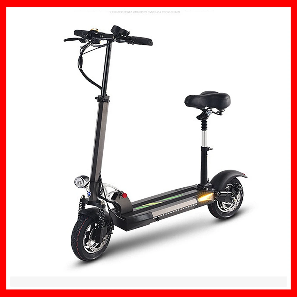 

45KM/H Max Speed E-scooter Adult 500W Motor 36V 10A Electric Scooter with 10'' Tires Folding Escooter Powerful Dual E Scooters