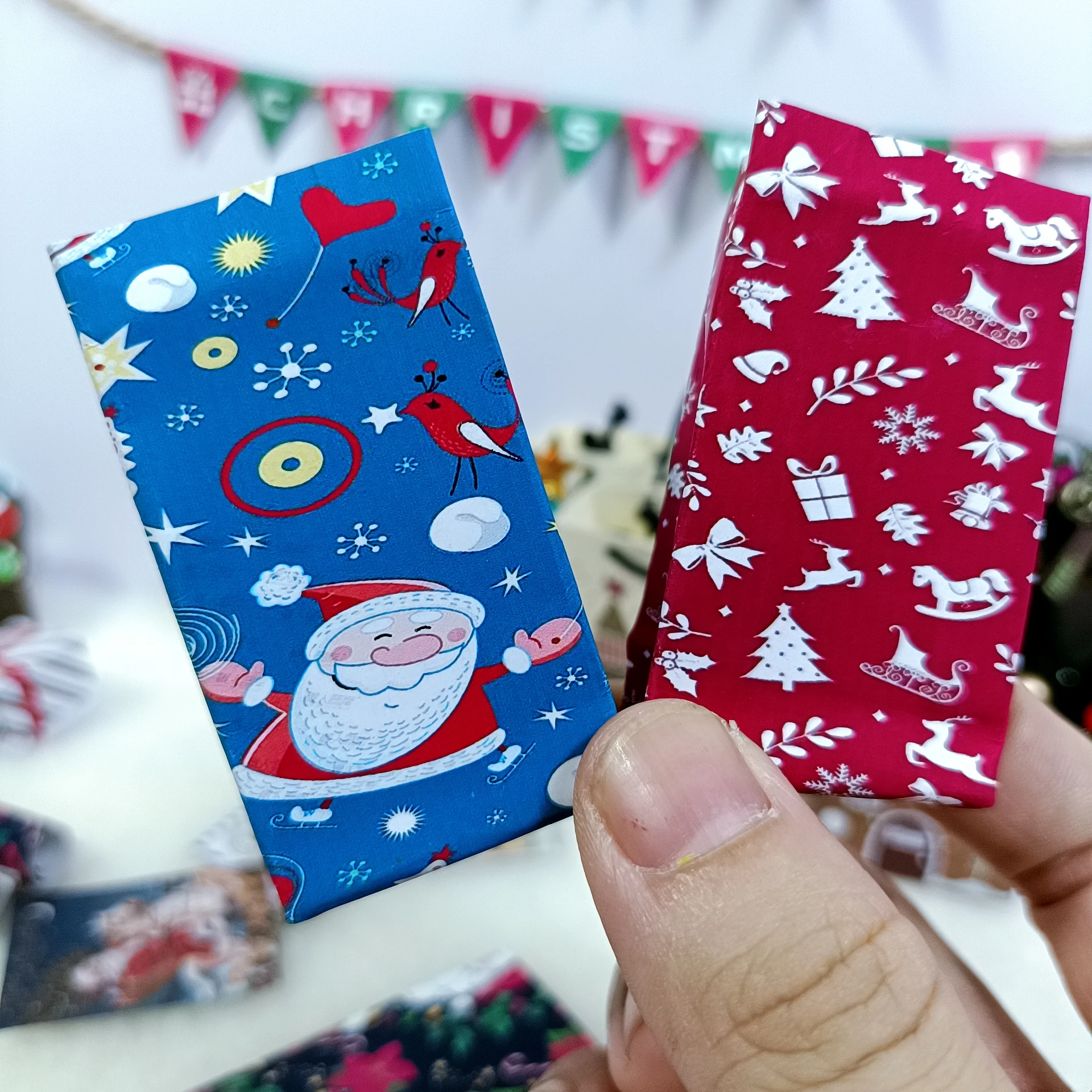 Новый миниатюрный Рождественский подарок для кукольного домика