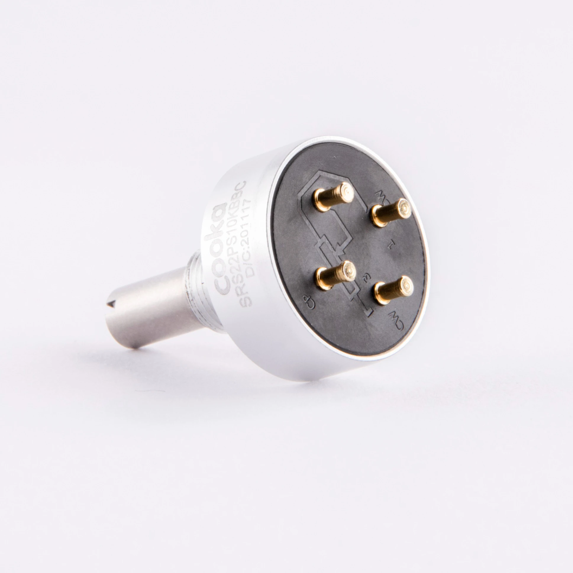 

Cooka 22mm Rotary Potentiometer 4 Pin Potentiometer High-End ZERO-WEAR Long Life Cycles Linear Potentiometer