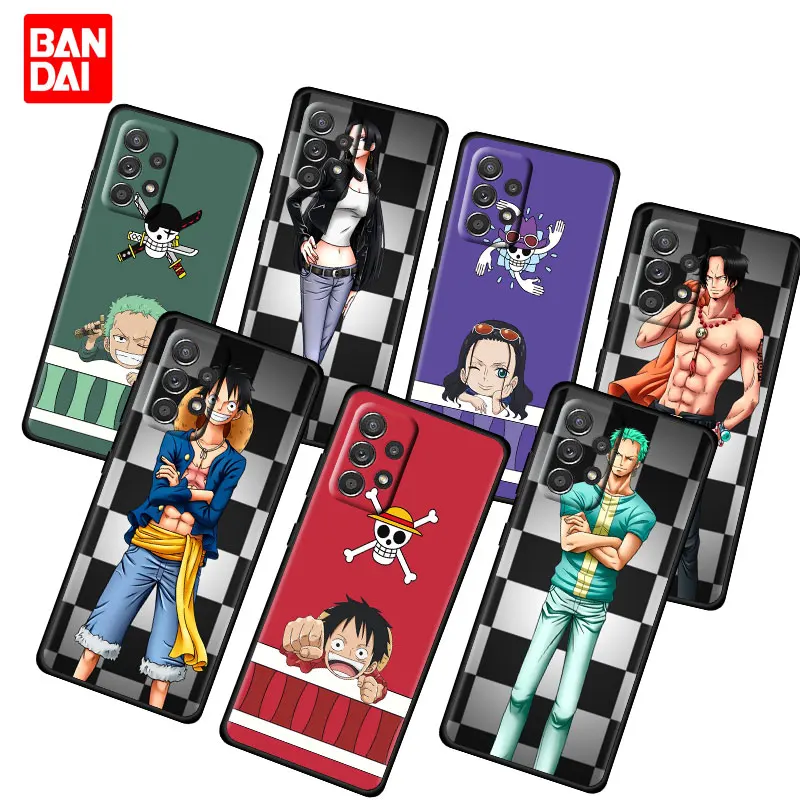 

One Piece Japanese Manga Character Case for Samsung Galaxy A03 A13 A31 A51 A50 A30 A70 A71 A32 Note 20 Ultra 5G Cover Coque