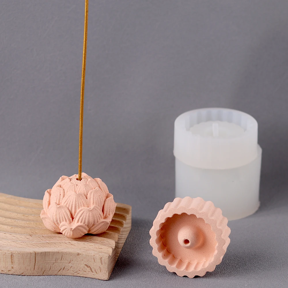 

Concrete Incense Sticks Storage Tray Silicone Mold DIY Handmade Incense Holder Placer Epoxy Resin Molds Home Crafts Decoration