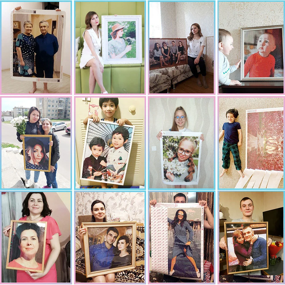 huacan фото обычай алмазная живописи пяльцев полной площади картину страз DIY