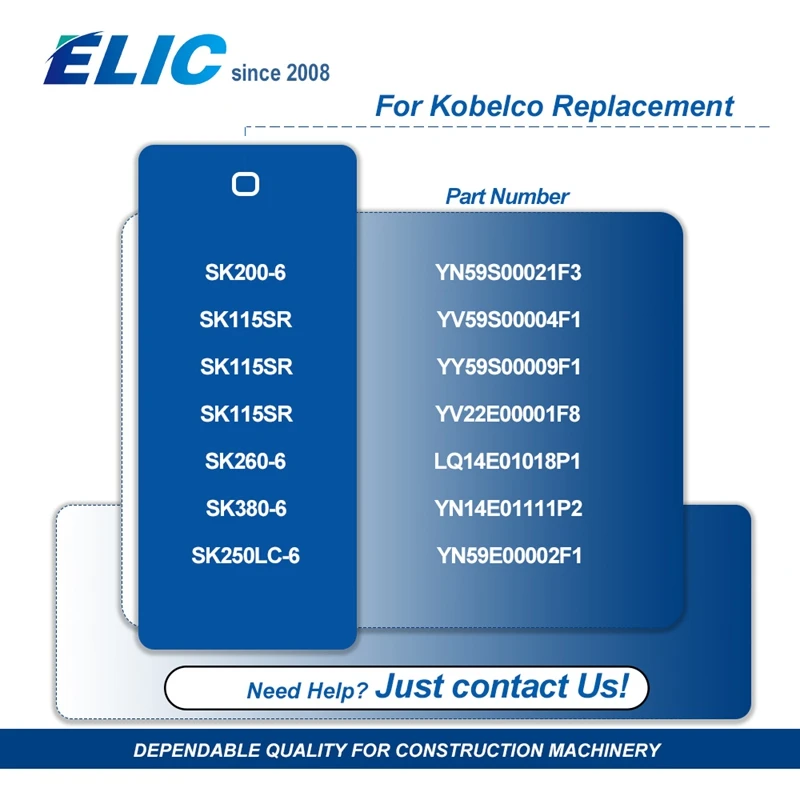 Фото Монитор-дисплей Elic YN59E00002F1 для экскаватора KOBELCO SK250LC-6, запчасть для замены №3