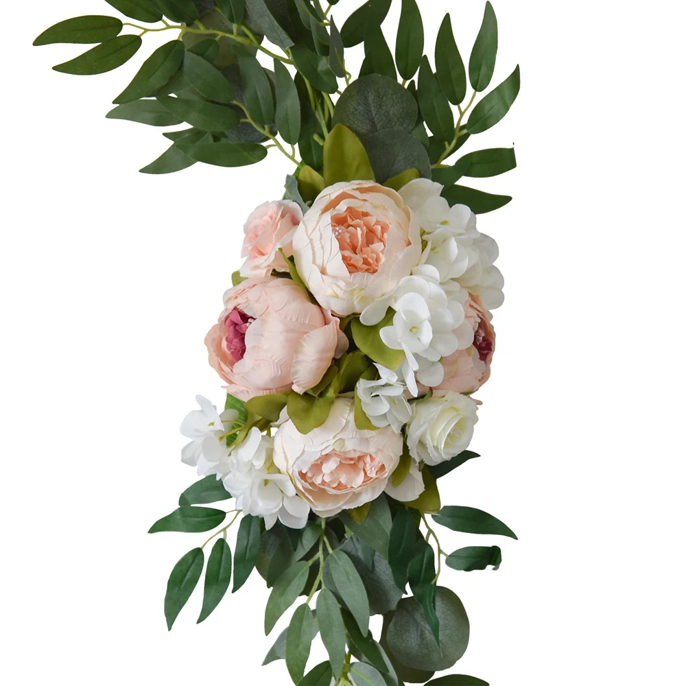 

Искусственные цветы, розы, пионы, приглашаемые свадебные открытки, украшение для свадебной арки, свадебный фон, настенное украшение, 2 шт.