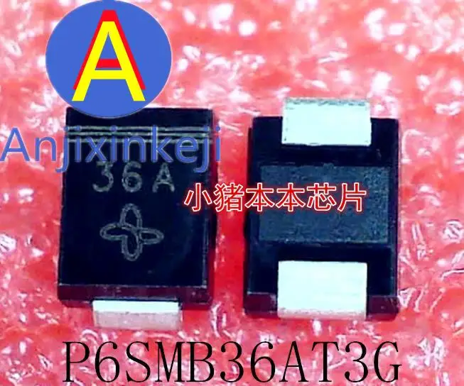 

10 шт., 100% оригинальный новый шелкографический экран P6SMB36AT3G P6SMB36A: 36 а