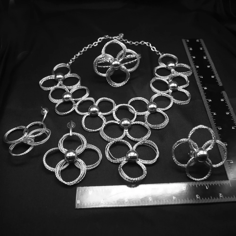 Yuleili бразильские золотые серьги ожерелье комплект ювелирных изделий красивый