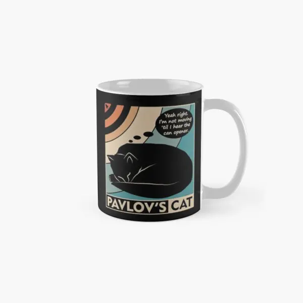 

Pavlov Is Cat Funny Psychology Clr Clas Mug Picture Coffee Gifts Image Simple Cup Photo Printed Tea Design Drinkware