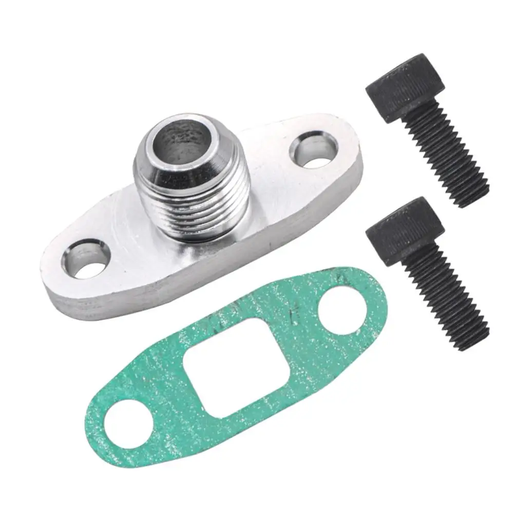 ТУРБОКОМПРЕССОРЫ, выпускной отвод масляной трубы, фланец, комплект адаптера с прокладным болтом, автозапчасти An10, совместимы с T3 T4 T35 T40 T60 T70