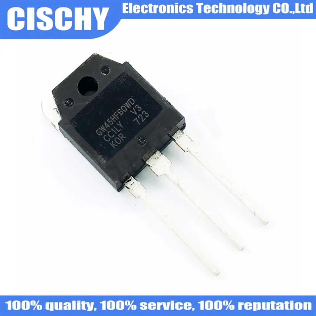 10 шт./лот STGW45HF60WD 45HF60 TO-247 GW45HF60WD STGW45HF60 TO247 600V 45A оригинальная фотография