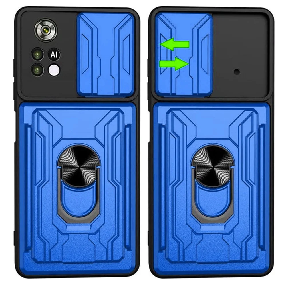 

For Poco Poko Pocco Little X4 Pro X 4 Pro 4Pro X4 Pro 5G For Xiaomi Poco X4 Pro Case Card Slot Kickstand Camera Protection Cover